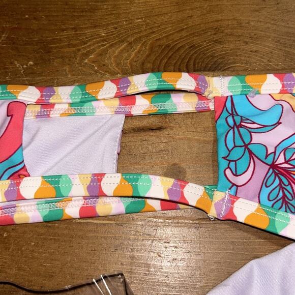 Woman’s Cupshe Women's Boho Wavy Cutout Bikini Bottoms - Picture 4 of 9